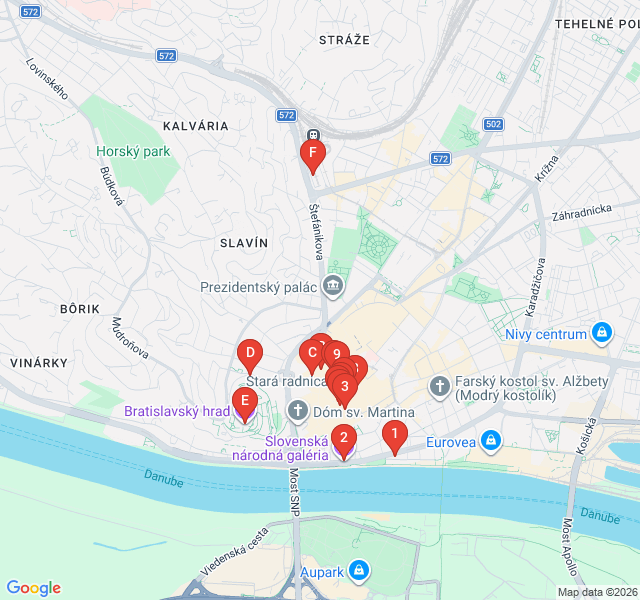 Route map for Legends and Ghosts of the Medieval City