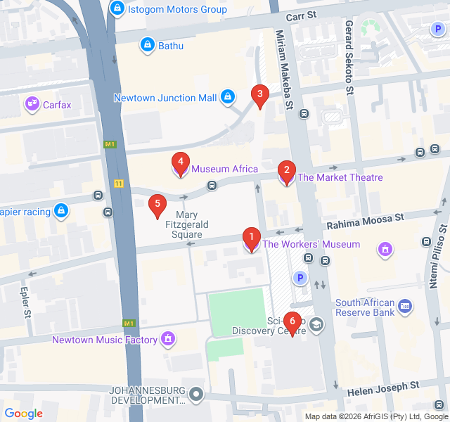 Route map for Newtown Creative Quarter Walk