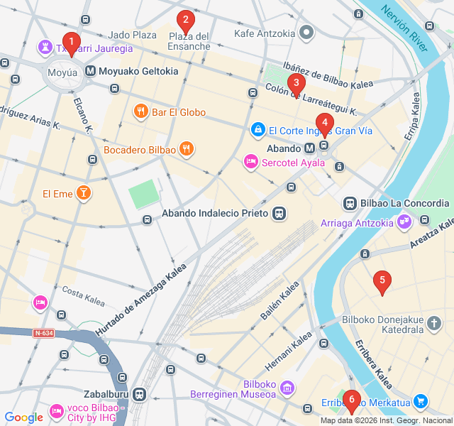 Route map for The Morning Ritual: Bilbao’s Iconic Cafes and Coffee