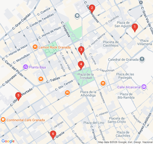 Route map for Artisan Soul & Independent Shops