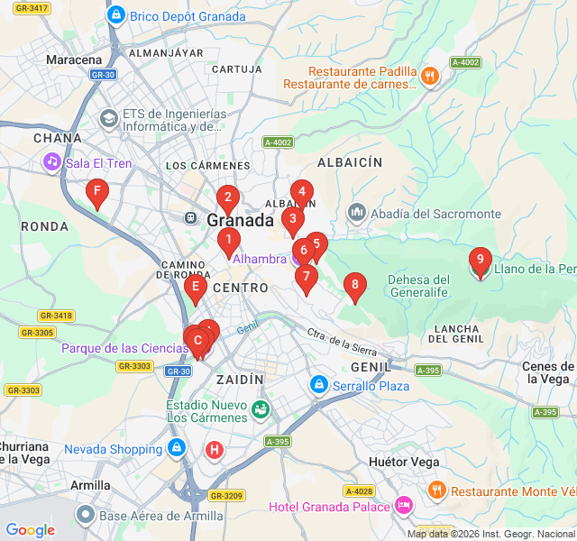 Route map for Science & Discovery Family Walk