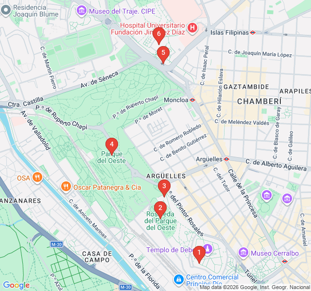Route map for Skyline Sunsets: The Western Viewpoint Trail