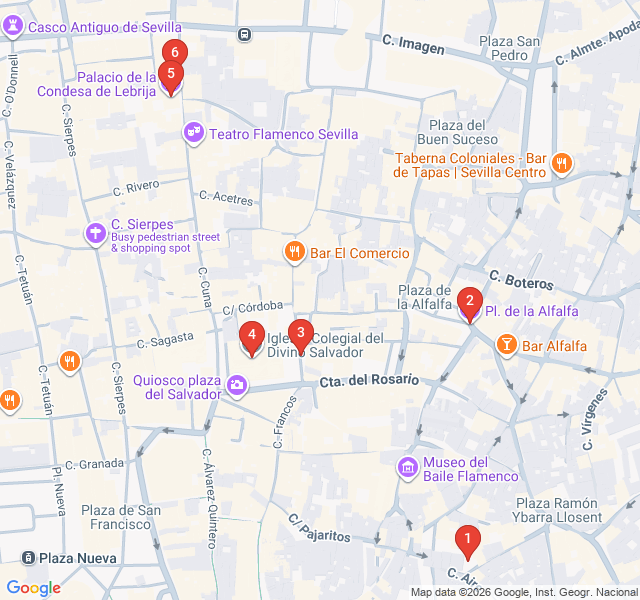 Route map for The Alfalfa Trail: Roman Roots and Baroque Heights