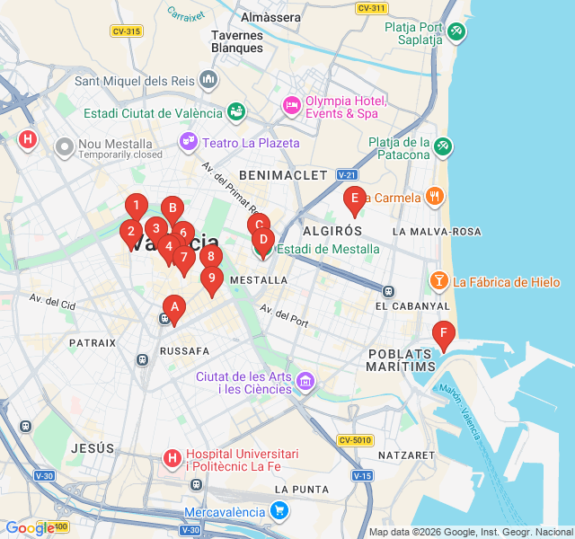 Route map for Artisan Hands and Heritage Crafts