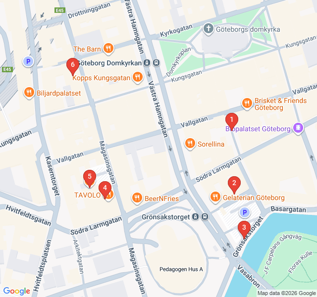 Route map for Magasinsgatan: Hidden Alleys and Trendy Courtyards