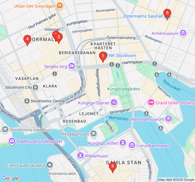 Route map for Nordic Flavors: A Culinary Walk Through Stockholm's Markets