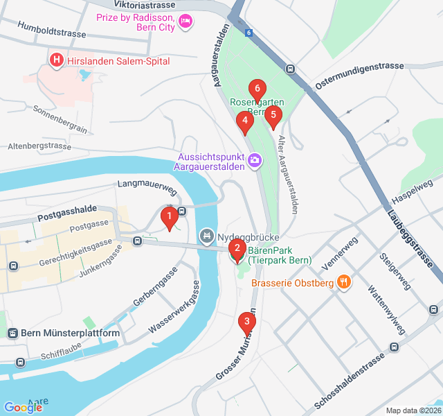 Route map for Panoramic Heights: The Rosengarten Route