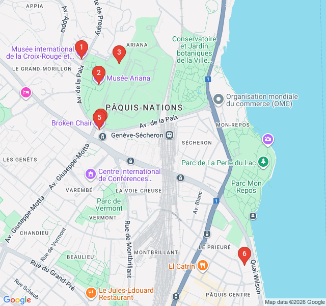 Route map for Diplomatic Footprints: The UN and Global Peace