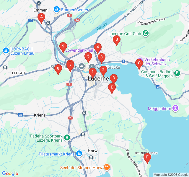 Route map for The Golden Hour Viewpoint Walk