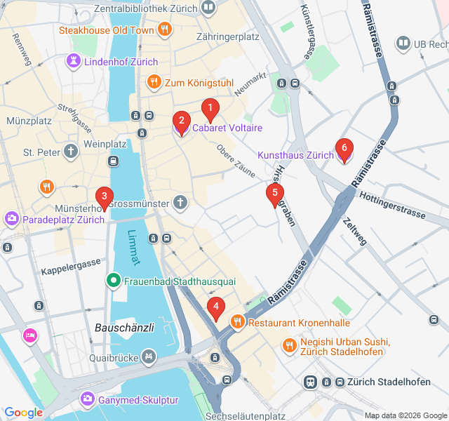 Route map for Dadaism and the Birth of the Avant-Garde