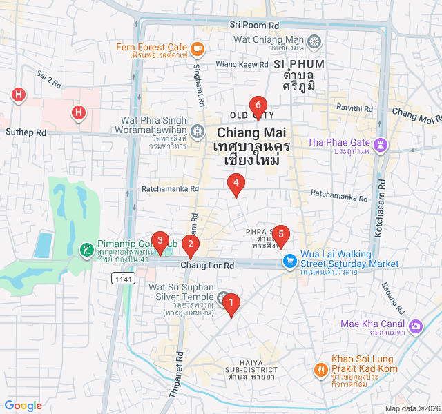 Route map for Blossoms and Bastions: South-West Park Route
