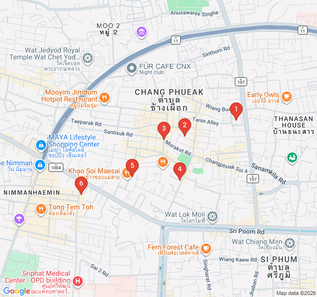 Route map for The Hipster Pulse of Santitham
