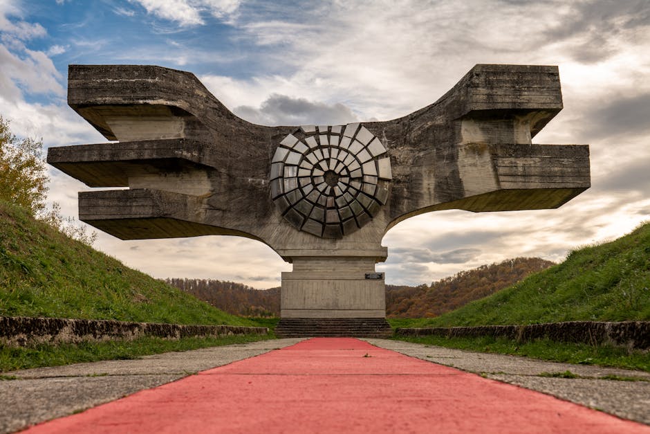 Brutalist Lines and Socialist Shadows