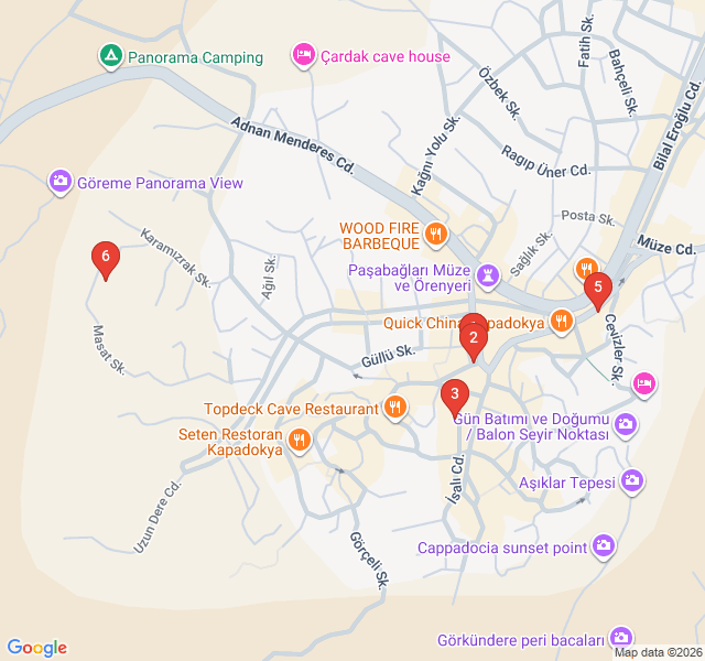Route map for Savoring Cappadocia: Göreme’s Culinary Secrets