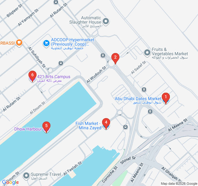 Route map for Dhows and Dates: Al Mina's Working Waterfront
