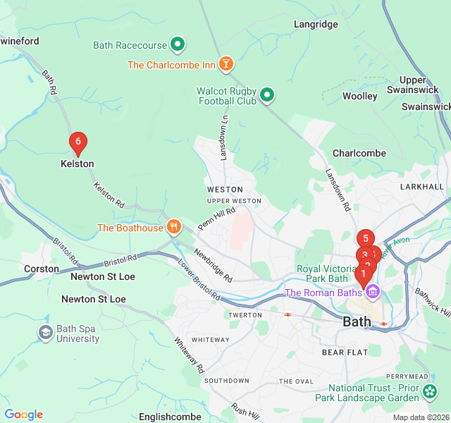 Route map for Curios and Collectibles: The Vintage Bath Trail