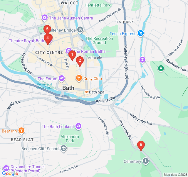 Route map for Ghosts, Gallows, and Dark History