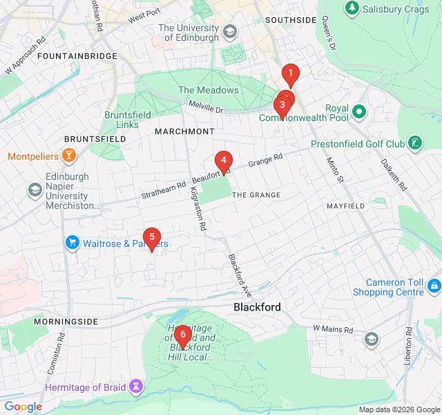 Route map for Newington and The Grange: Victorian Grandeur and Green Lanes