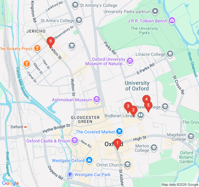 Route map for Musical Echoes: From Handel to Radiohead