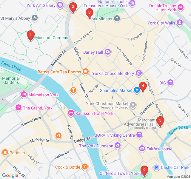 Route map for Picture-Perfect York: The Photographer's Route