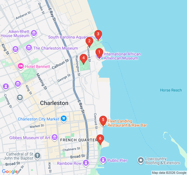 Route map for Waterfront Wonders: A Family-Friendly Adventure