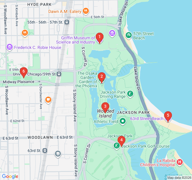 Route map for The Devil in the White City: 1893 World’s Fair Grounds