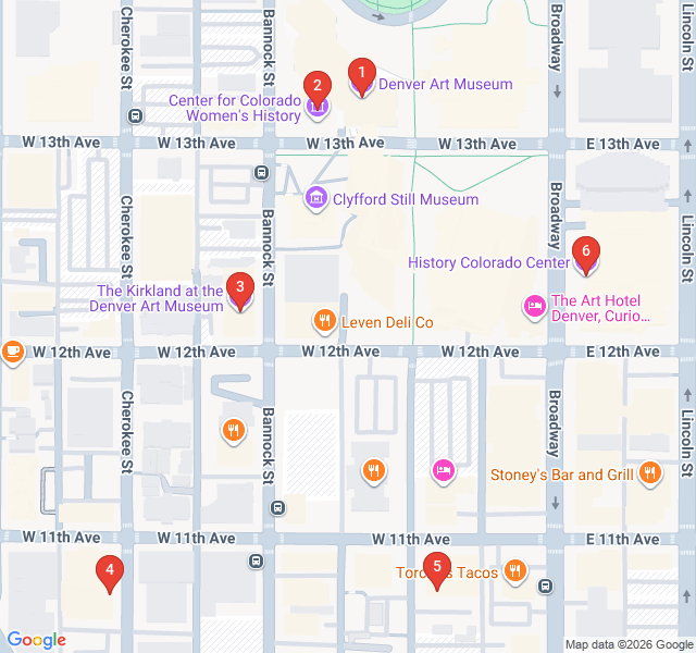 Route map for The Museum Mile: Golden Triangle Culture