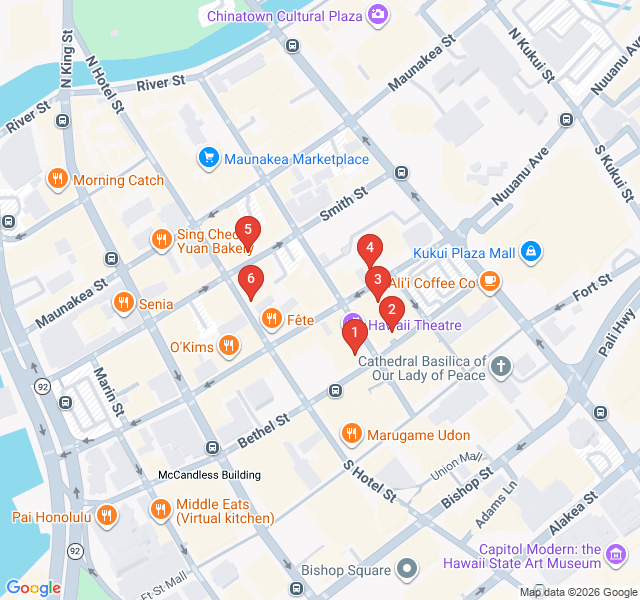 Route map for Creative Chinatown: Galleries & Artisan Studios