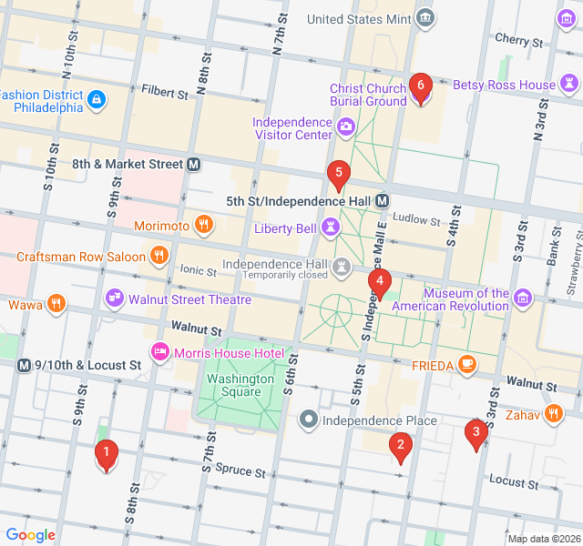 Route map for Haunted Tales and Dark History