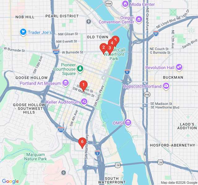 Route map for Cast Iron and Cobblestones of Old Town