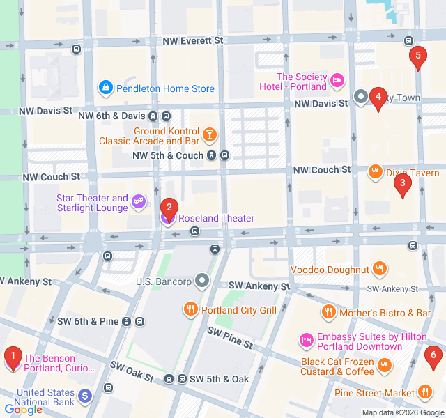 Route map for Haunted Shadows and Shanghai Tunnels