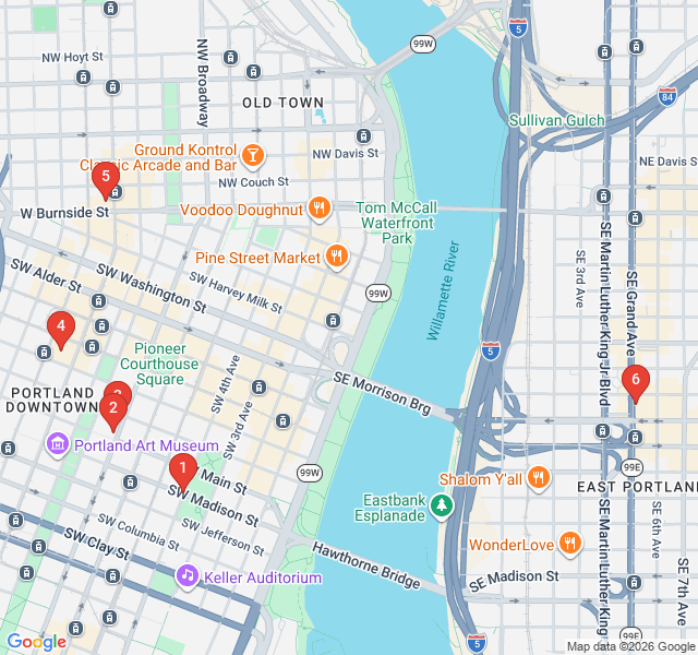 Route map for Literary Legends and the City of Books