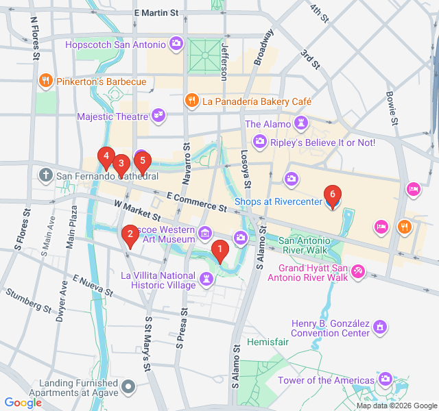 Route map for The Heart of the River: Central River Walk Icon