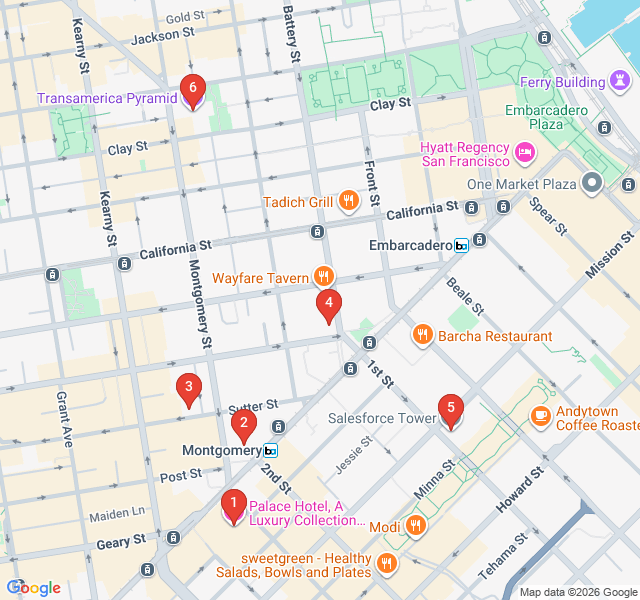 Route map for Art Deco to Skyscrapers: Downtown's Architectural Evolution