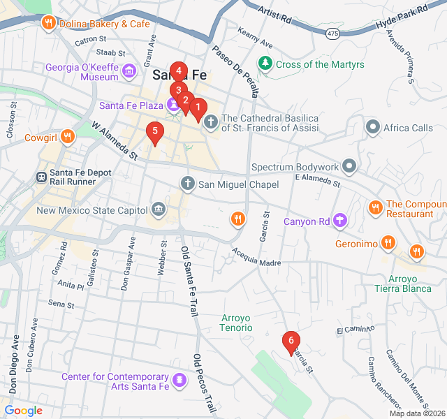 Route map for Indigenous Artistry & Ancestral Roots