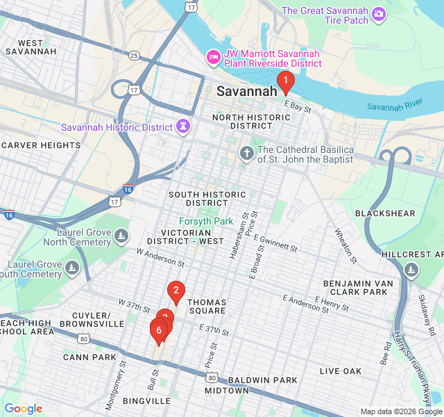 Route map for Starland District: Murals, Makers, and Modern Art