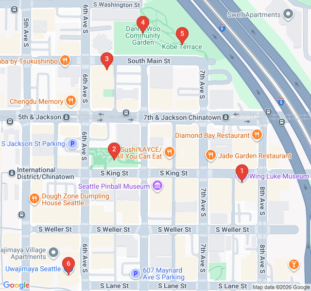 Route map for Dim Sum & Dynasties: Chinatown-ID Discovery