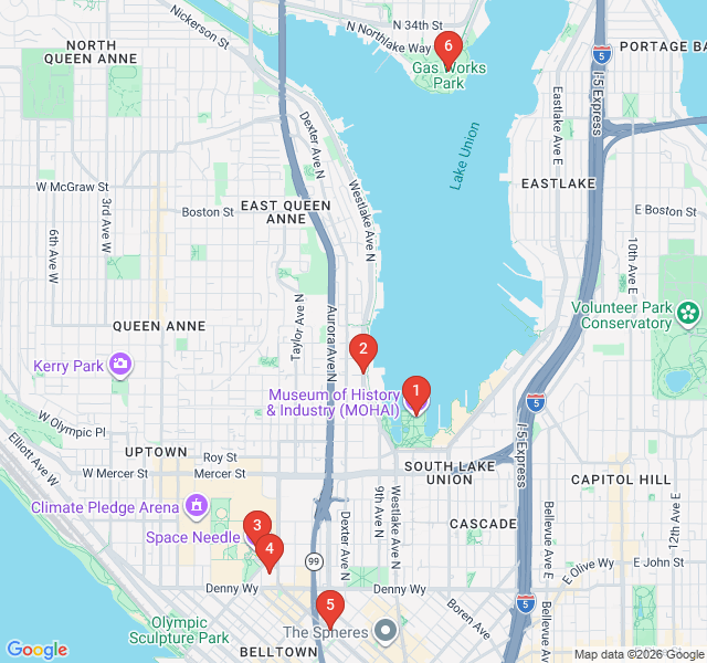 Route map for Seattle on Screen: Iconic Film & TV Locations