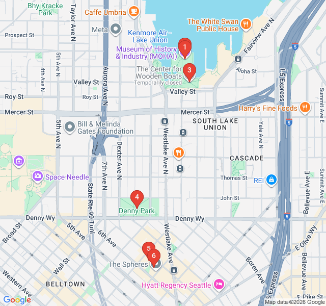 Route map for Tech Titans & Glass Spheres: SLU Modernity