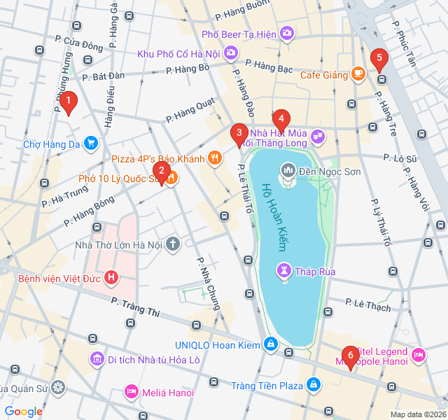 Route map for Hanoi’s Coffee Culture: From Egg to Espresso