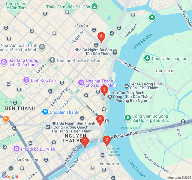 Route map for Riverside Revival and Port History