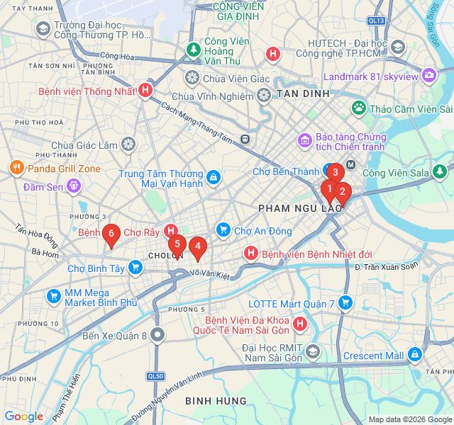 Route map for Vintage Treasures and Antique Alleys