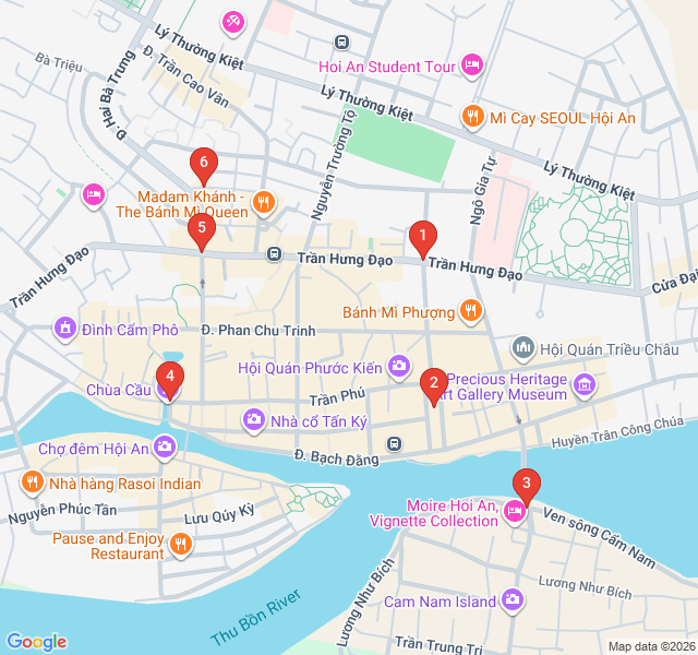 Route map for Dawn at the Delta: Market Rituals Walk